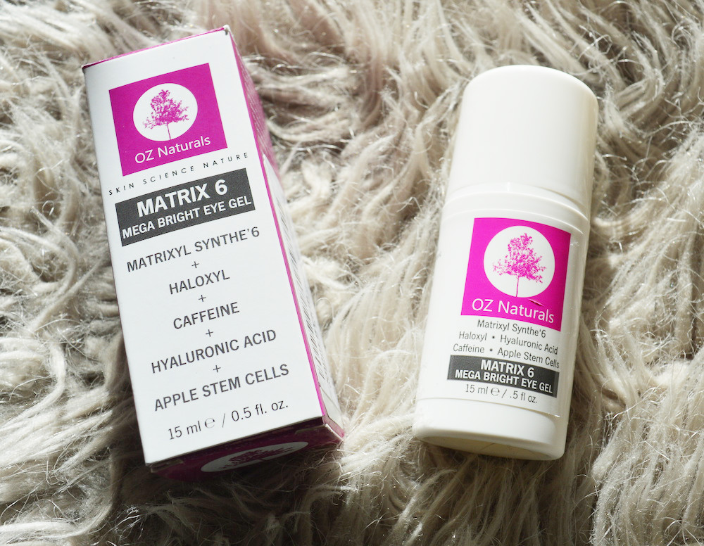 Oz Naturals Matrix 6 Mega Bright Eye Gel Review